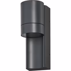 Appliques avec boîtier en aluminium gris foncé, protection IP65, diffuseur en verre et douille GU10. Caractéristiques du prod ...