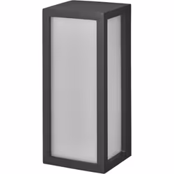 Appliques avec boîtier en aluminium gris foncé, protection IP65, diffuseur dépoli et douille E27. Caractéristiques du produit ...
