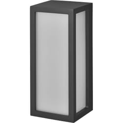 Luminaire d'extérieur endura classic rado w, applique murale, E27, gris foncé, aluminium, installation facile et rapide, diffuseur dépoli, classe de