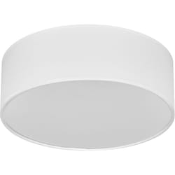 Plafonnier orbis paris 300mm, blanc, culot E27, peut être équipé d'une ampoule connectée, de haute qualité, design moderne, avec abat-jour en tissu,