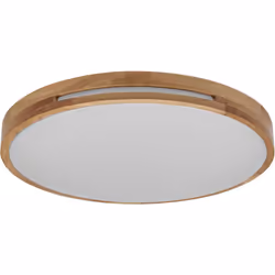 Plafonnier LED avec anneau en bois. Caractéristiques du produit: Type de protection : IP20. Durée de vie : jusqu'à 30 000 h.  ...