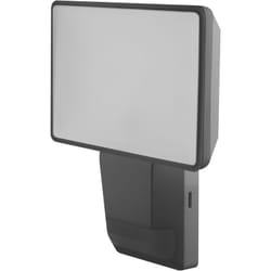 OSRAM ENDURA PRO projecteur extérieur avec capteur, angle diffusion large, design optique innovant, 15W, Gris foncé, protection IP55, pour parking et