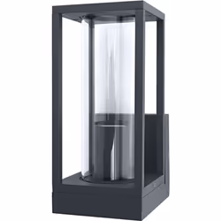 Applique murale intemporelle en aluminium avec douille E27, diffuseur en verre et option SENSOR. Caractéristiques du produit: ...