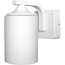 OSRAM Applique ENDURA Classic, blanche, E27, IP43, boîtier en aluminium, diffuseur en verre, adaptée aux espaces extérieurs, sans ampoule.