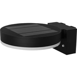 Endura Style applique Solaire, Noir, Acier Inoxydable, IP44, Capteur de Mouvement et de Lumière du Jour, Alimentation Solaire, Idéale pour les