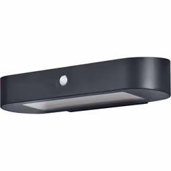 Applique mural ovale extérieur de style Endura. Caractéristiques du produit: Luminaire LED extérieur à énergie solaire. Détec ...