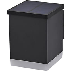 Luminaire extérieur endura style solar quadro wall, 0,5W, 50lm, applique murale, gris foncé, éclairage indirect, batterie rechargeable, IP44,