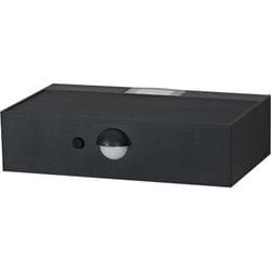 Capteur endura style bricklume, lampe solaire, 3W, 300lm, gris, gris foncé, éclairage indirect, détecteur de mouvement, capteur de lumière du jour,