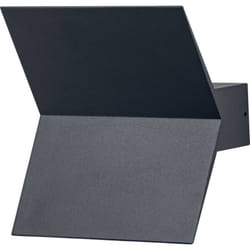 Applique d'extérieur endura style bat, applique led à lumière indirecte, blanc chaud, 3000 k, aluminium, IP44, 9,5 w - Osram