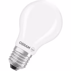 L'ampoule LED OSRAM Star à filament A25 offre 1,8 W et 250 lumens de blanc chaud 2700 K pour un éclairage chaleureux. Son cul ...