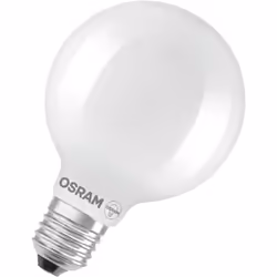 L'ampoule LED OSRAM Star Globe G95 60 Filament émet 5,9 watts et 806 lumens dans une température de couleur chaleureuse de 27 ...