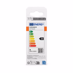 Osram Lampe Led Forme Étoile Bougie B40 Filament, 6500 K Blanc Froid Lumière Du Jour, 3,4 W, E14, Claire, 470 Lm, 15 000 H, Pour Lustres, Lieux De Travail - Vue supplémentaire 2