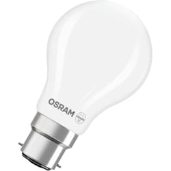 Lampe LED OSRAM forme étoile filament A60, 2700 K blanc chaud, 5,9 W, B22d, dépolie, 806 lm, 15 000 h, pour plafonniers et lampadaires, non