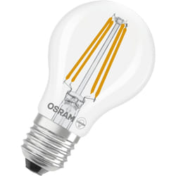 Osram - Lampe led forme étoile A60 filament, 6500 k blanc froid lumière du jour, 5,9 w, E27, claire, 806 lm, 15 000 h, pour lieux de travail,