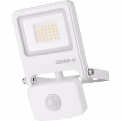 Ce projecteur LED OSRAM ENDURA FLOOD PC 20 W avec capteur blanc offre un éclairage intelligent. Son boîtier en aluminium recy ...