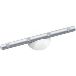 Réglette led LEDstixx 6500K à piles argent, boîtier aluminium, forme compacte, pour montage adhésif ou mural, pour intérieur, IP20 - Osram