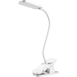 Osram - panan Clip liseuse mobile et lampe de table, blanche, 5,2W, 130lm, sur batterie, clip et tête flexible, module led avec lumière blanc froid