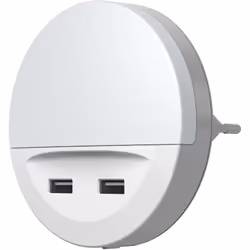Veilleuseavec prise USB et possibilité de station pour téléphone. Caractéristiques du produit: Port micro USB avec fonction d ...