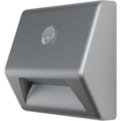 OSRAM NIGHTLUX Stair Éclairage d'escalier Argenté Détecteur de mouvement IP54 Fonctionne sur piles Blanc froid 4000 K Idéal pour les escaliers et les