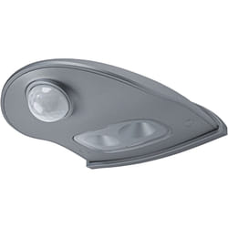 Door led avec détecteur de mouvement, fonctionne sur batterie, 4000K, 40lm, 0,95W, IP54, argent, convient aux entrée et applications extérieures