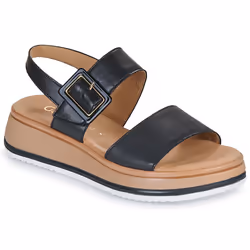 Sandales Compensées Cuir Gabor Flecht Twist Nappa