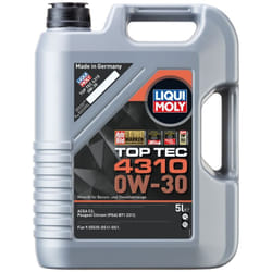 Huile moteur antifriction moderne top tec 4310 0W30 5L Liqui Moly