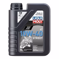 Huile moteur; LIQUI MOLY; Motorbike 4T Street; 10W-40 1 Huile en partie synthétique; P000264