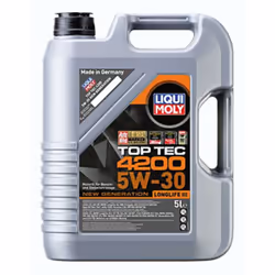 Huile moteur légère haute technologie Top Tec 4200 5W30 5L Liqui Moly Avantages de l’huile moteur Liqui Moly : Huile moteur l ...