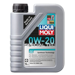 Liqui Moly Special Tec V 0W-20 1I Huile moteur 20631 VOLVO: XC60 I, V40 3/5 portes, V60 I
