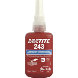 Loctite - 243 1335884 Frein filet Résistance: moyen 50 ml A57655
