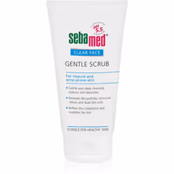 Grâce à son action en profondeur et à son effet exfoliant, le gommage nettoyant Sebamed Clear Face aide à prévenir la formati ...