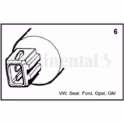 Pompe d'eau de nettoyage, lave phares VDO 246-082-008-021Z