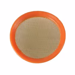 Filtre fin en laiton, Diamètre : 58 mm - Pour les entonnoirs en plastique et en métal