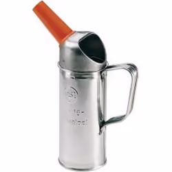 Godet de mesure, récipient en fer blanc, Volume : 1,0 l - Bec flexible en polyéthylène - Résistant à l'huile, l'essence et l' ...
