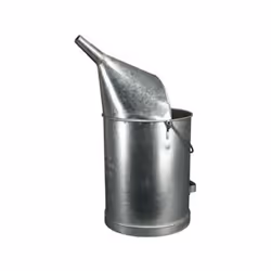 Broc gradué, Volume : 10,0 l - Tube d'entonnoir - Récipient en tôle d'acier galvanisé Avantage : peut être étalonné.