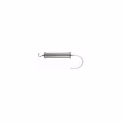 Seringue corps acier sans bec Couvercle en zinc. Bec flexible : 350 mm Flexible souple transparent