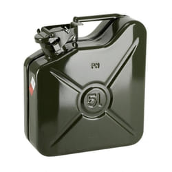 Jerrycan essence carburant metal armée type US Pressol