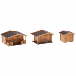 FALLER 130208, HO (1:87), Marron, Châtain clair, 3 pièce(s)