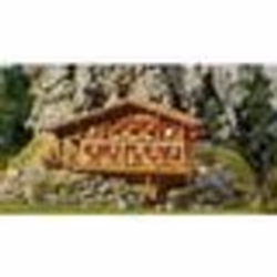 Modélisme - FALLER - Refuge de haute montagne Chalet Moser - Construction en bois - Echelle H0