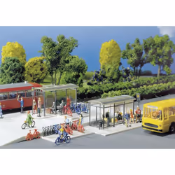 enquête Modèle fidèle à l'original description Ce set contient deux arrêts de bus dont un ouvert et un fermé ainsi qu'un gara ...