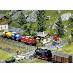 enquête Avec cabane de garde-barrière description Peut être intégré à des voies à un ou plusieurs rails. Sans entraînement. K ...