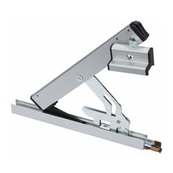 Compas pour OL90 avec palier d'accrochage GEZE - Course 170 mm - EV1 - Argent - 30373