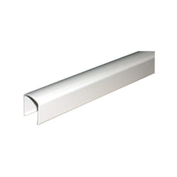 Profil de recouvrement de tringle de ferme-imposte ol 90 n - 3000 mm - argent Geze