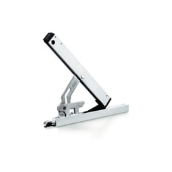 GEZE Compas OL 90 argent avec dispositif anti-décrochage et support de vantail - 30498