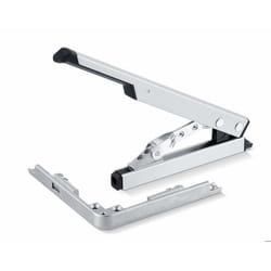 Boîte de base ferme-imposte en applique OL90/95 GEZE - EV1 - Argent - (Poignée + Renvoi 90°) - 30611