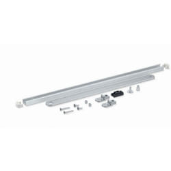 Geze - Bras à coulisse + demi-bras Boxer avec arrêt 20.7 mm - coloris Ev1 - 95141