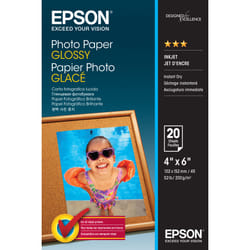 Epson Photo Paper Glossy - 10x15cm - 20 Feuilles