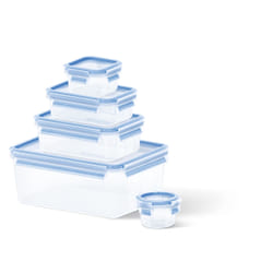 Tefal K30290 boîte hermétique alimentaire Bleu, Transparent 5 pièce(s)