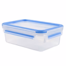 Tefal K30211, Boîte, Rectangulaire, 0,55 L, Bleu, Transparent, Plastique, Allemagne