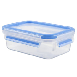 Tefal K30212 boîte hermétique alimentaire Rectangulaire 1 L Bleu, Transparent 1 pièce(s)